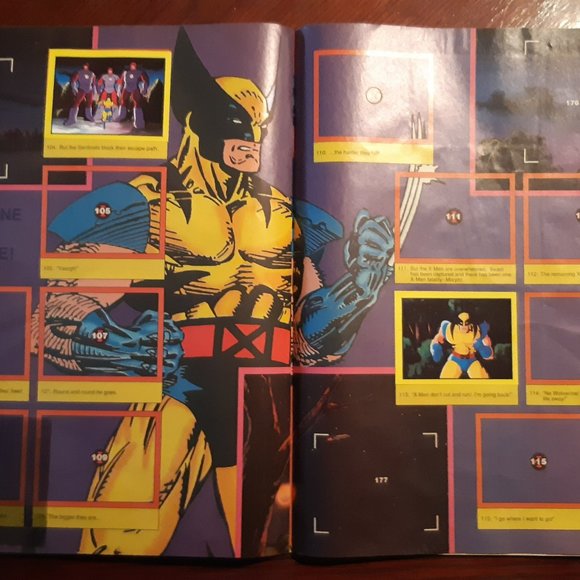 X Men Sticker Activity Book 1993 - Picture 9 of 12